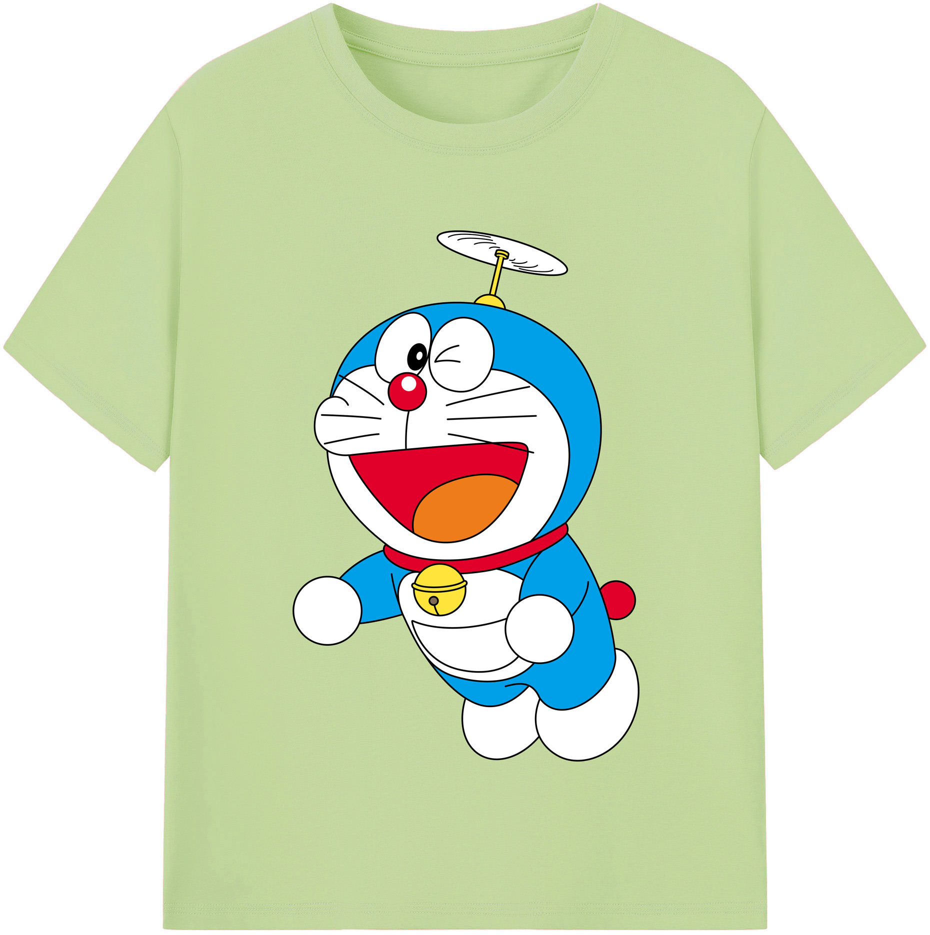 （画像用） ドラえもん Doraemon 綿100％半袖Tシャツ（フロントプリント）